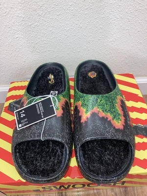 Nike .SWOOSH ReactX Rejuven8 Slide Touch Grass Pack IR0459-001 Men's Size - Image 1 of 4