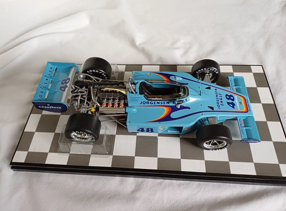 Carousel 4701 AAR Eagle 1975 1/18 Model Indycar Boxed COA Indy 500 Unser #48 - Image 2 of 4