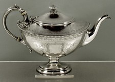 Gorham Sterling Silver Teapot c1920 GEORGE III MANNER
