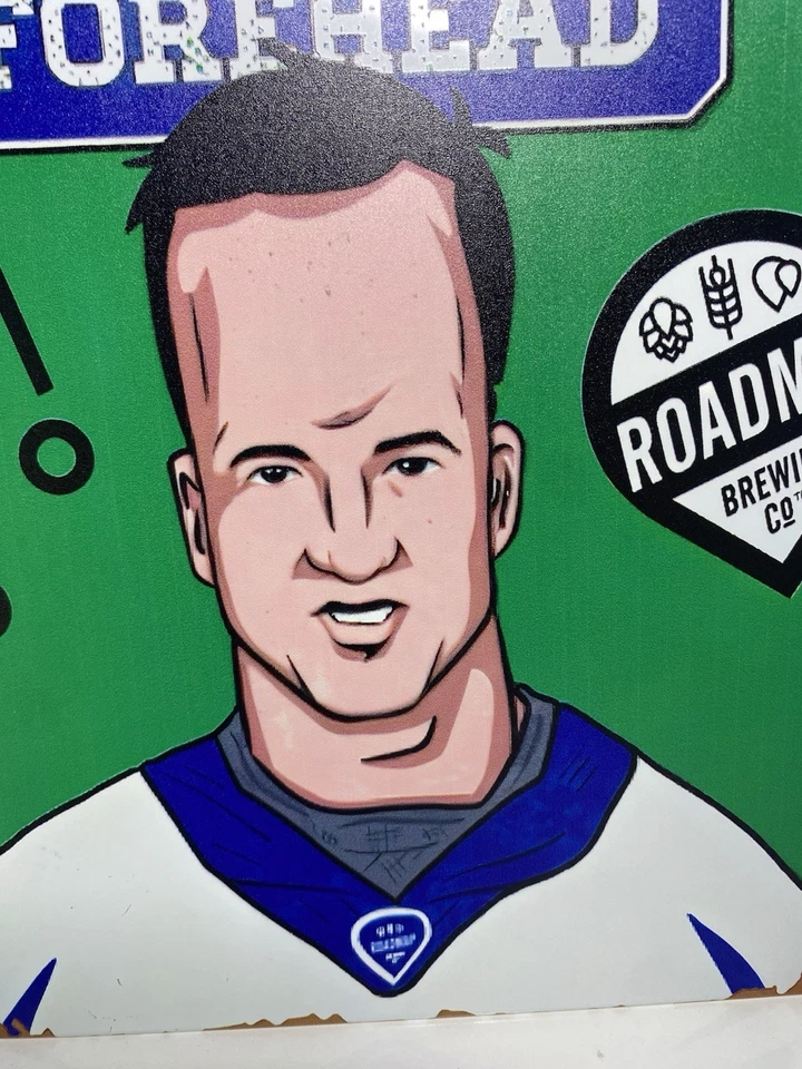 Denver Broncos - Peyton Manning - Дорожная карта пивоваренный знак - лоб Мэннинга - Изображение 3 из 4