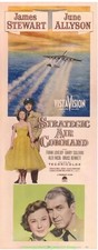 STRATEGIC AIR COMMAND MOVIE POSTER Original 14x36 Insert Size JAMES STEWART