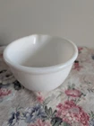 Vintage Glasbake Mixmaster Sunbeam SMALL White Milk Glass Mixer Mixing Bowl