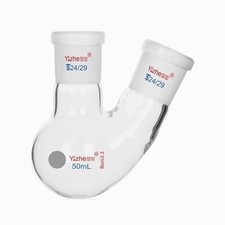 50ml 24#-24# two Joints Boiling Flask w/ Round Bottom School Teaching Use