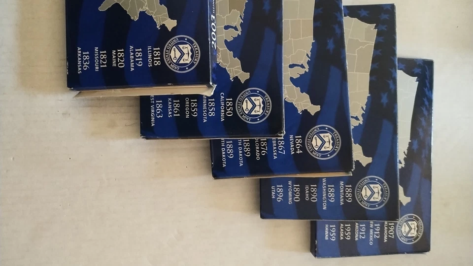 2003,05,06,07, 08, 50 State Pf. Quarter Set. OGP/COA. - Image 2 of 2