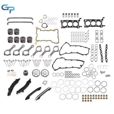 Engine Rebuild Overhaul Kit w/ Rods Timing For Jeep Grand Cherokee Van 3.0 01-17