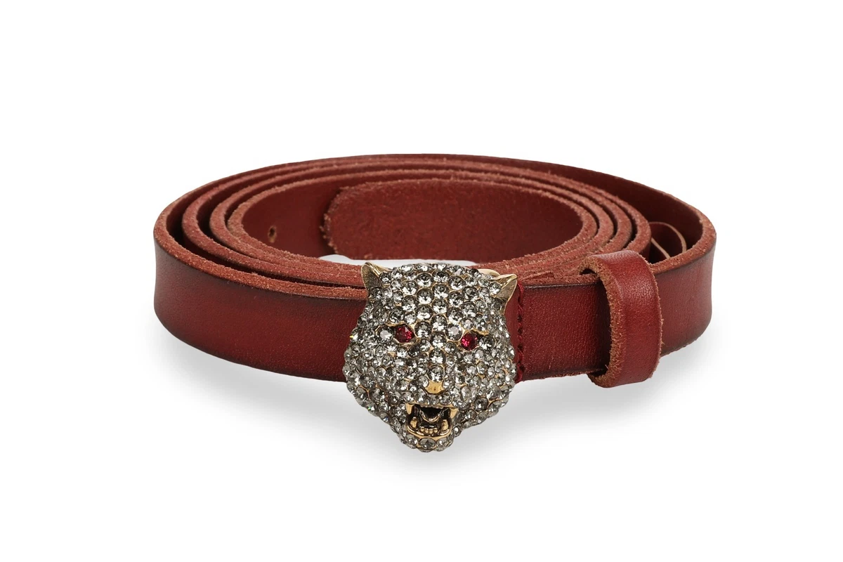 Gucci Red Skinny Belts for Women for sale | eBay display picture 1