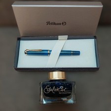 Pelikan fountain pen and Edelstein ink set