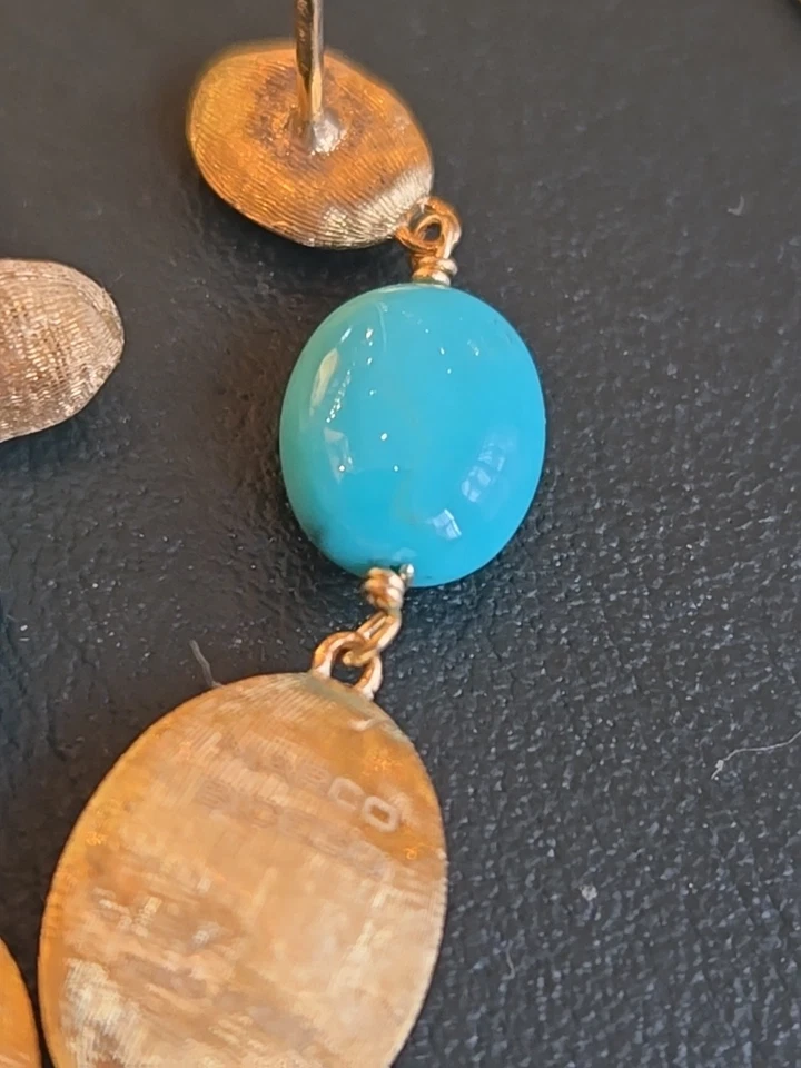 Marco Bicego 18k Tuuquise Earrings - Image 3 of 4