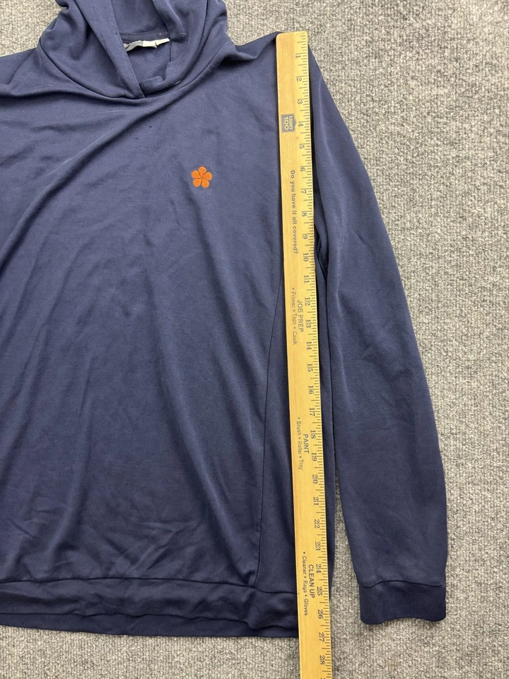 Camisa de capa media con capucha KJUS Kallen para hombre azul medio UPF 30+ pulóver modal Foto 3 de 4