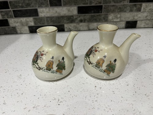 Vintage Saki/tea Set Porcelain Made In Japan - Picture 9 of 13