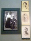 George Ephraim Robbins & Wife Roselina H. Brown (4) Cabinet Photos - Hudson MA