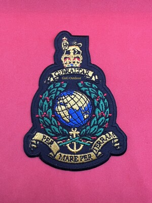 The Corps Of Royal Marines Gestickte Abzeichen Eisen Nähen Biker Aufnäher