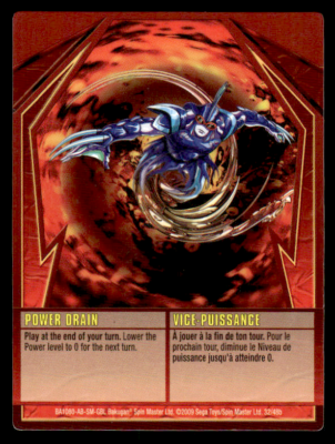 Bakugan Card - Power Drain (Akwimos) - Gundalian Invaders | eBay