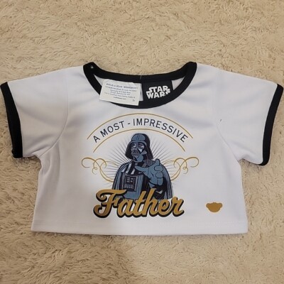 Build A Bear Star Wars Vader Impressive Father T-Shirt NWT