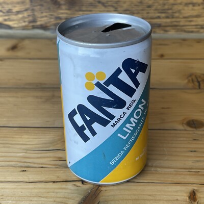 Sammlerdose 80er 33cl Fanta Limon /Coca Cola Spanien - Dose geöffnet LEER!