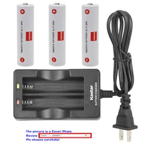 Kastar 2600mAh Battery AC Charger for Zhiyun CRANE 3 LAB WEEBILL-S WEEBILL LAB