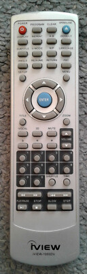 iView-1000DV Remote Control Silver Color- Fully Tested & Working- FREE SHIPPING
