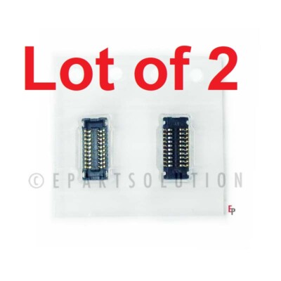 Lot of 2 Touch Screen Digitizer PCB Connector Repair Part For iPad Mini Mini 2