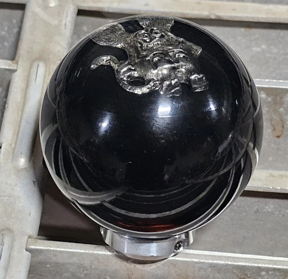 MOONEYES Black RAT FINK Shift KNOB Hot Rod custom GASSER Drag Racing NHRA handle - Image 3 of 4