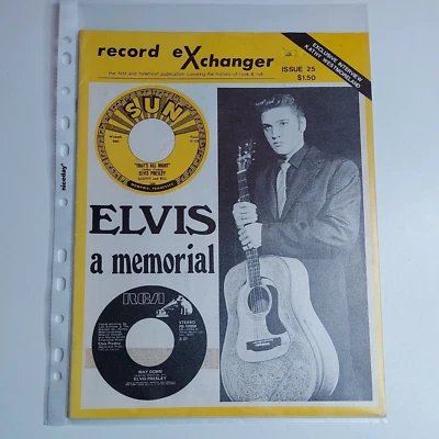 Elvis Presley Record Exchanger Magazine Issue 25 1977 Elvis Presley A Memorial - Image 1 of 4