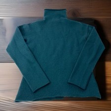 Banana Republic Youth Girls M Medium Solid Dark Green High Neck Sweater