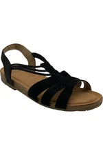 Earth Origins Leather Sling-Back Sandals Laney Black