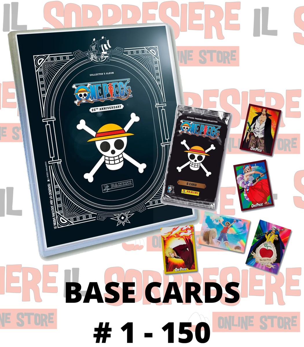 ONE PIECE 25th Anniversary Choice #1 Base Card 1-150 Panini Italy