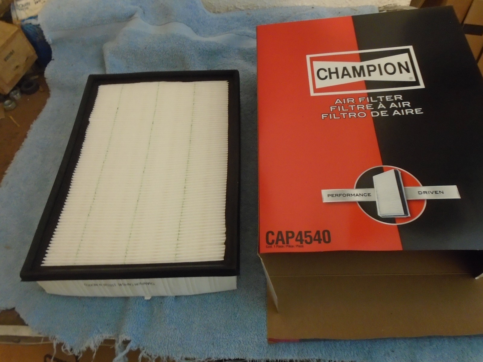 CHAMPION Air Filter CAP 4540   1983-1995 VOLVO 244 245 740 745 760 780 940 