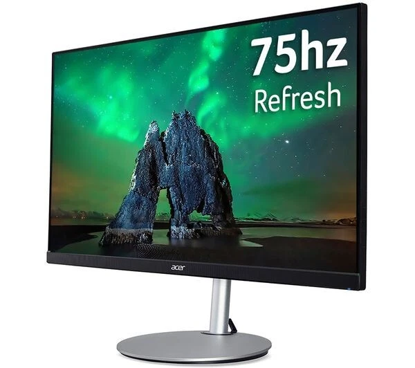 ACER CB242Y Full HD 1920 x 1080 250 Nits 23.8" IPS LCD Monitor - Silver & Black - Image 3 of 4