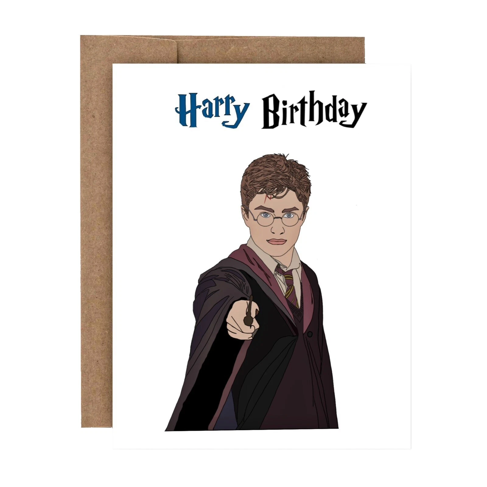 Harry Potter invitaciones y tarjetas de felicitación de cumpleaños