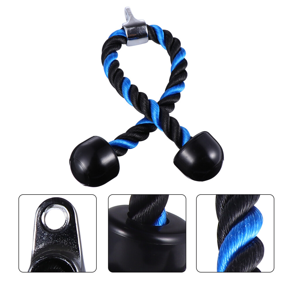 Suministros de gimnasio bíceps ejercicio cuerda máquina de pesas accesorios tirar