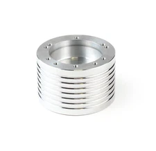 3/4" Keyway Marine Boat Steering Wheel Hub Adapter Polished Grant  5 and 6 hole