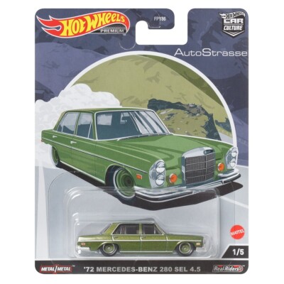 HOT WHEELS 2022 CAR CULTURE Auto Strasse Q CASE COMPLETE SET OF 5