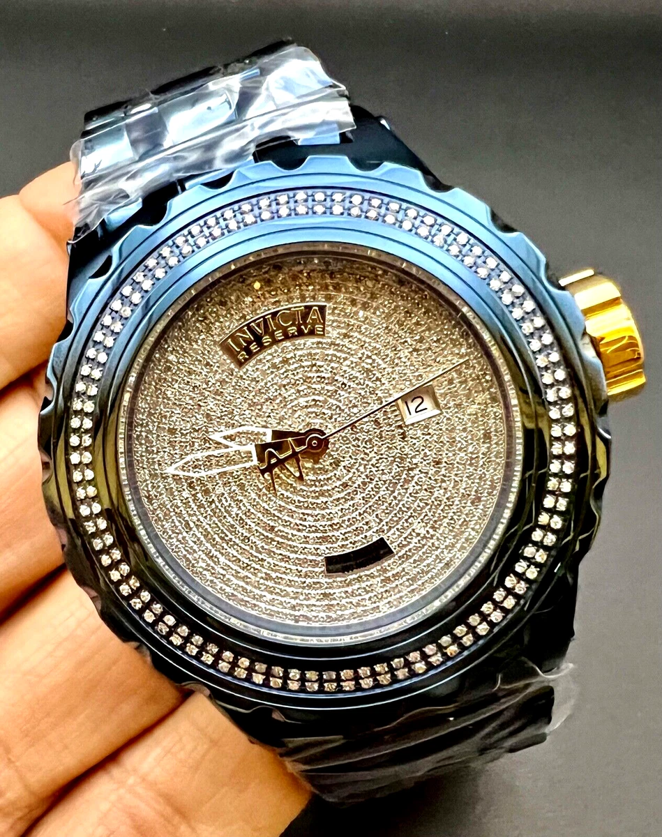 Invicta Men 34109 Subaqua Specialty Blue Label Swiss Movement 3.54ctw Diamond