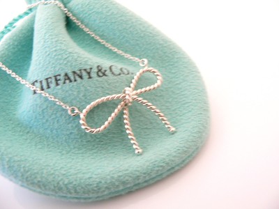 Tiffany \u0026 Co Silver Twisted Ribbon Bow 