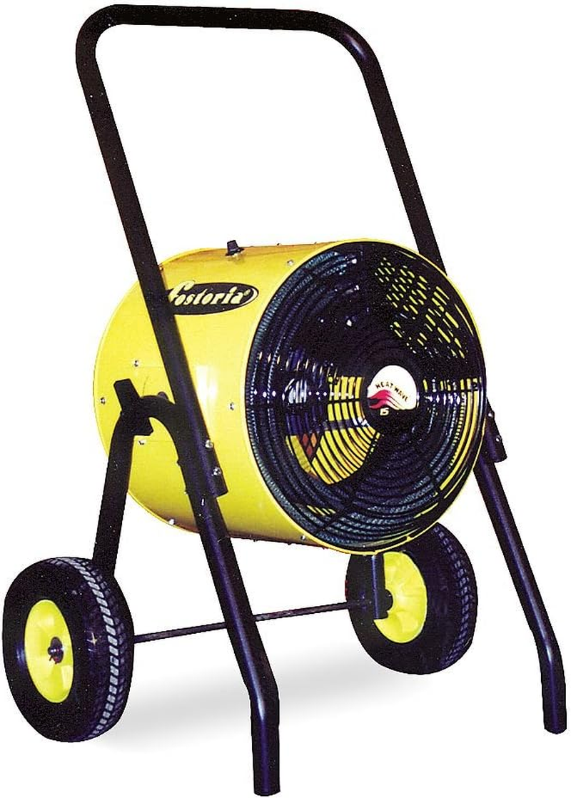 51,195 BTU Portable Electric Fan Utility Heater with Adjustable Thermostat Power