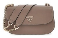 Guess Daryna Convertible Xbody Flap Schultertasche Tasche Dark Taupe Taupe Neu