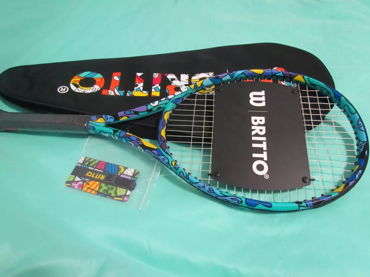NEW Wilson Romero Britto 2.0 Camo Ultra 100 V3 Grip 4 1/4 (2) Tennis Racquet