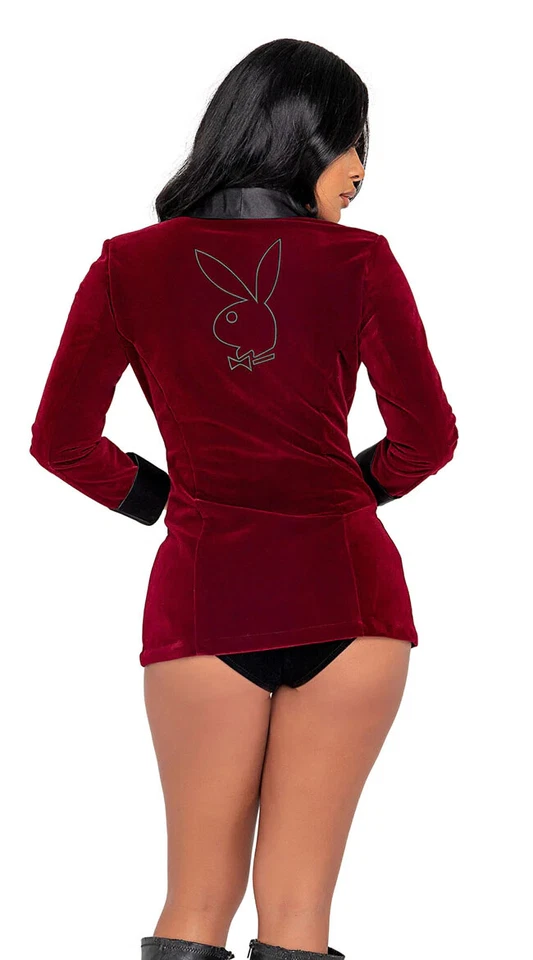 Roma Sexy Playboy Smoke Lounge Madam Hefner 4pc Costume PB141 - Image 2 of 3