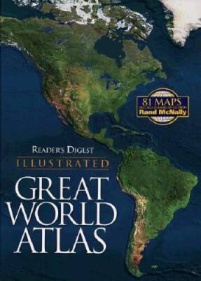 Readers Digest Illustrated Great World Atlas - Hardcover - GOOD