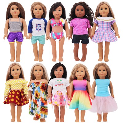 10 Set Random 18 in Doll Clothes for Our Generation Doll, My Generation Doll