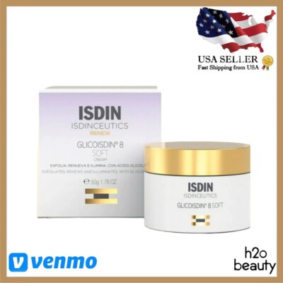ISDIN ISDINCEUTICS Glicoisdin 8 Soft cream  50g 1.76oz NIB