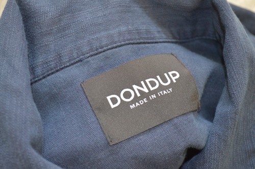 Dondup Mens Jeans Jacket Button Up Size 54-L/XL Indigo Blue (like a brioni loro) - Picture 5 of 13