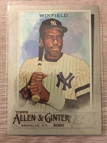 2020 Topps Allen & Ginter Dave Winfield Hot Box Silver #91 New York Yankees