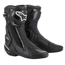 Image of Alpinestars SMX Plus v2 Boots Black/White - Motorcycle/Motorbike Boots