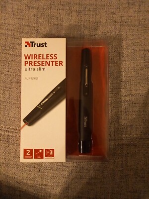 TRUST 20430 PUNTERO WIRELESS LASER PRESENTER FOR PROFESSIONAL PRESENTATIONS