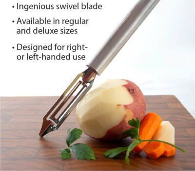 R141 Rada Cutlery Deluxe Vegetable Peeler USA made - 2'' swivel blade New package