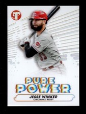 2022 TOPPS PRISTINE PURE POWER REFRACTOR PP14 JESSE WINKER REDS