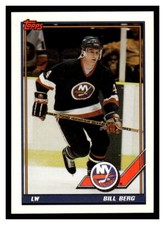 1991 Topps #122 Bill Berg - New York Islanders - Rookie