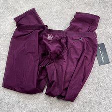 N2N Bodywear Men purple sexy sheer ICE tights runner  size M L XL